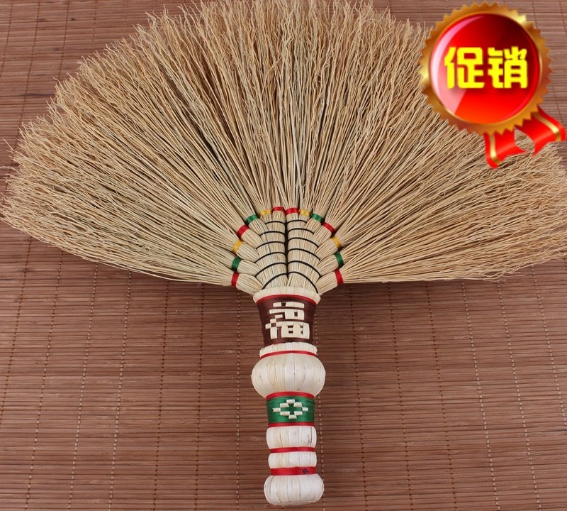 纯手工编制民族工艺扇子个性新款蒲扇高粱苗床车扫新婚压床苕帚,家庭/个人清洁工具,扫把,淘宝优惠券,粉丝福利购,淘宝优惠卷