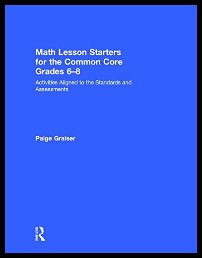 【预售】Math Lesson Starters for the Common Core, Grades
