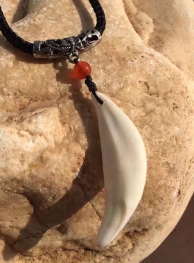 男士藏獒手链婴儿狼牙吊坠