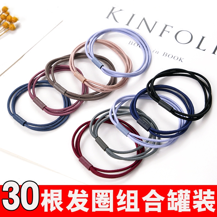 韩国高弹力橡皮筋扎头发饰品