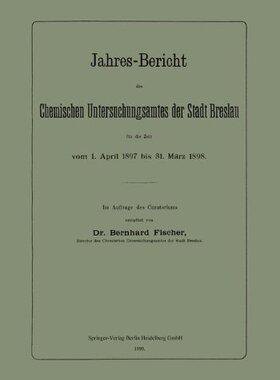 【预订】Jahres-Bericht Des Chemischen Unters...