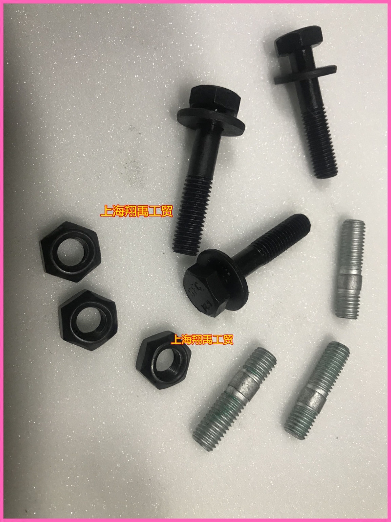 适配帕萨特B5领驭宝来 涡轮增压器螺丝螺母 增压器垫 一套价 螺丝