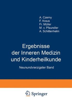 【预订】Ergebnisse Der Inneren Medizin Und K...