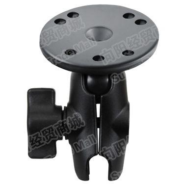 RAM-Mount RAM 63mm单圆盘1英寸球头底座 短臂连杆套件 AMP孔 B型