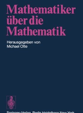 【预订】Mathematiker Uber Die Mathematik