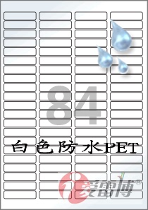韩国爱雷博A4/不干胶标签纸/白色PET材质的防水标签CL541WP-100张