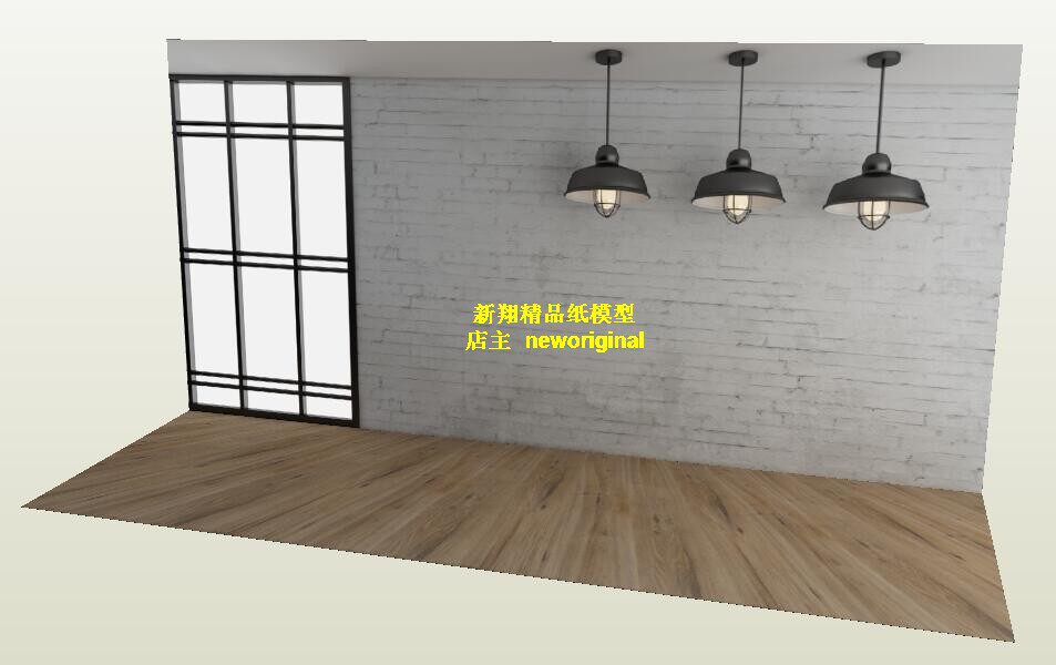 1比6 43 32 18 12寸别墅居民楼室内场景娃娃车模兵人汽车场景模型