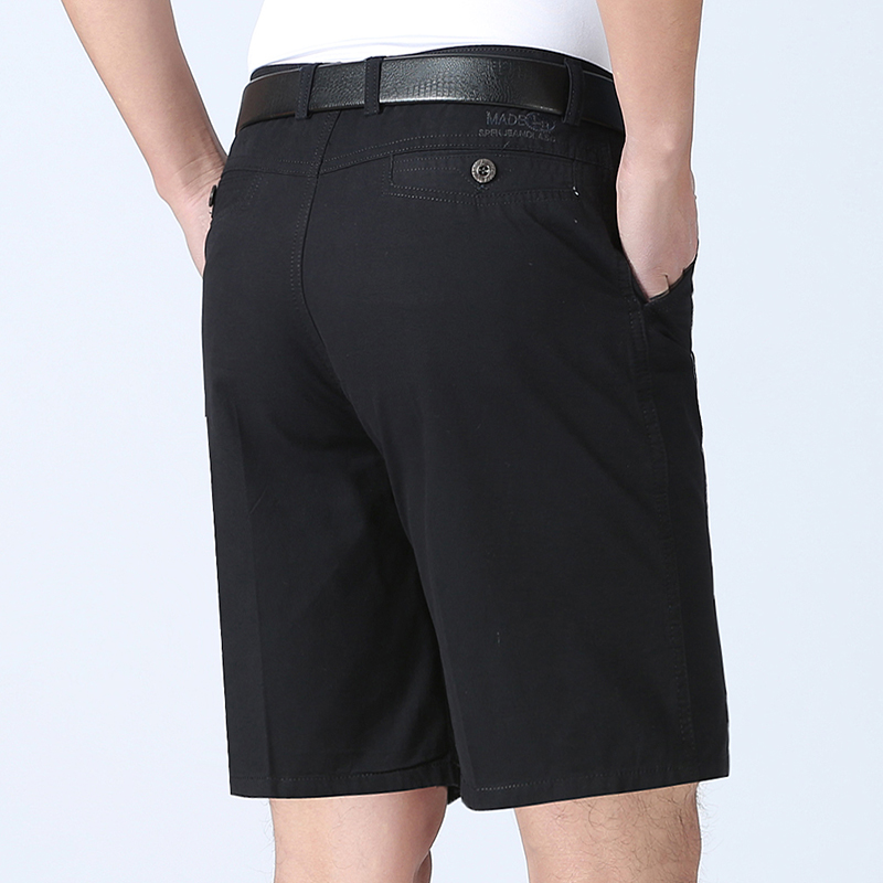 纯棉中年男士西装短裤大码男装夏季薄款爸爸装五分裤宽松直筒外穿在类目 男装, 休闲裤中 - 来自Buy2taobao.com提供专业的淘宝代购服务