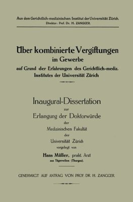 【预订】Ueber Kombinierte Vergiftungen Im Ge...