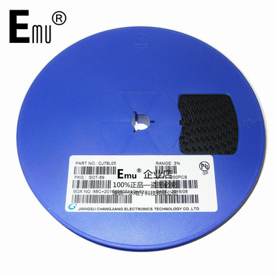 Emu丨三端稳压管 78L05 L78L05ACUTR CJ78L05 SOT-89 1K/盘