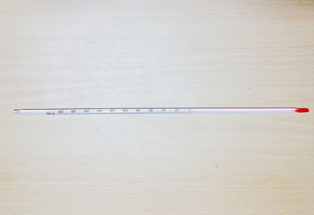 diy手工皂工具 红水温度计 测油温碱水温 可测200摄氏度