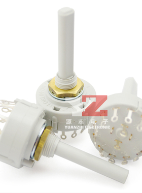 全新英国原装进口 LORLIN-UK  CK1025 镀银旋转波段开关2刀6档