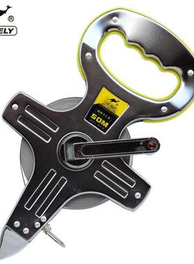 威特力 手提不锈钢架式卷尺 钢架尺 钢插尺 拉尺 测量尺 30/50米