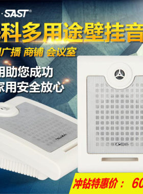 先科定压背景壁挂式音响公共广播