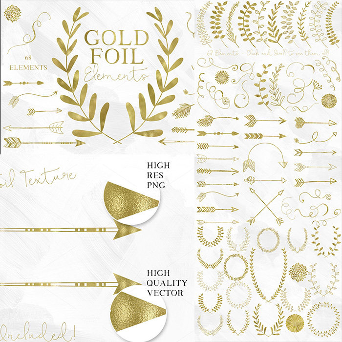 49号金属橄榄枝叶边框飘逸曲线金色质感水印标志png免扣设计素材