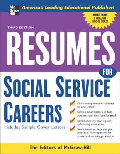 【预售】【预售】Resumes for Social Service Careers