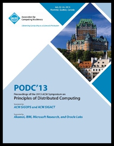 【预售】Podc 13 Proceedings of the 2013 ACM Symposium on