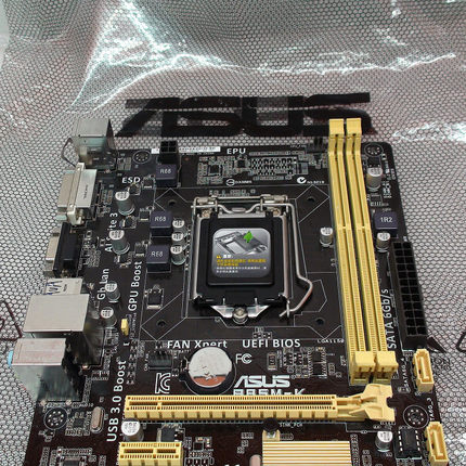 Asus/华硕 B85M-K 1150 DDR3 全固态 USB 3.0 秒 H81 B75 DVI+VGA