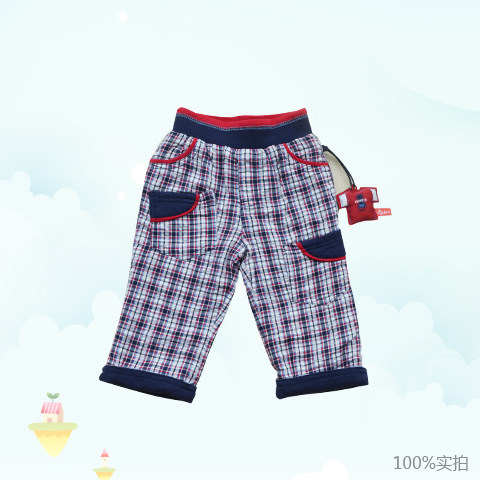 Sigikid小童服装 男童格子长裤 舒适保暖 格子裤时尚款 德国进口