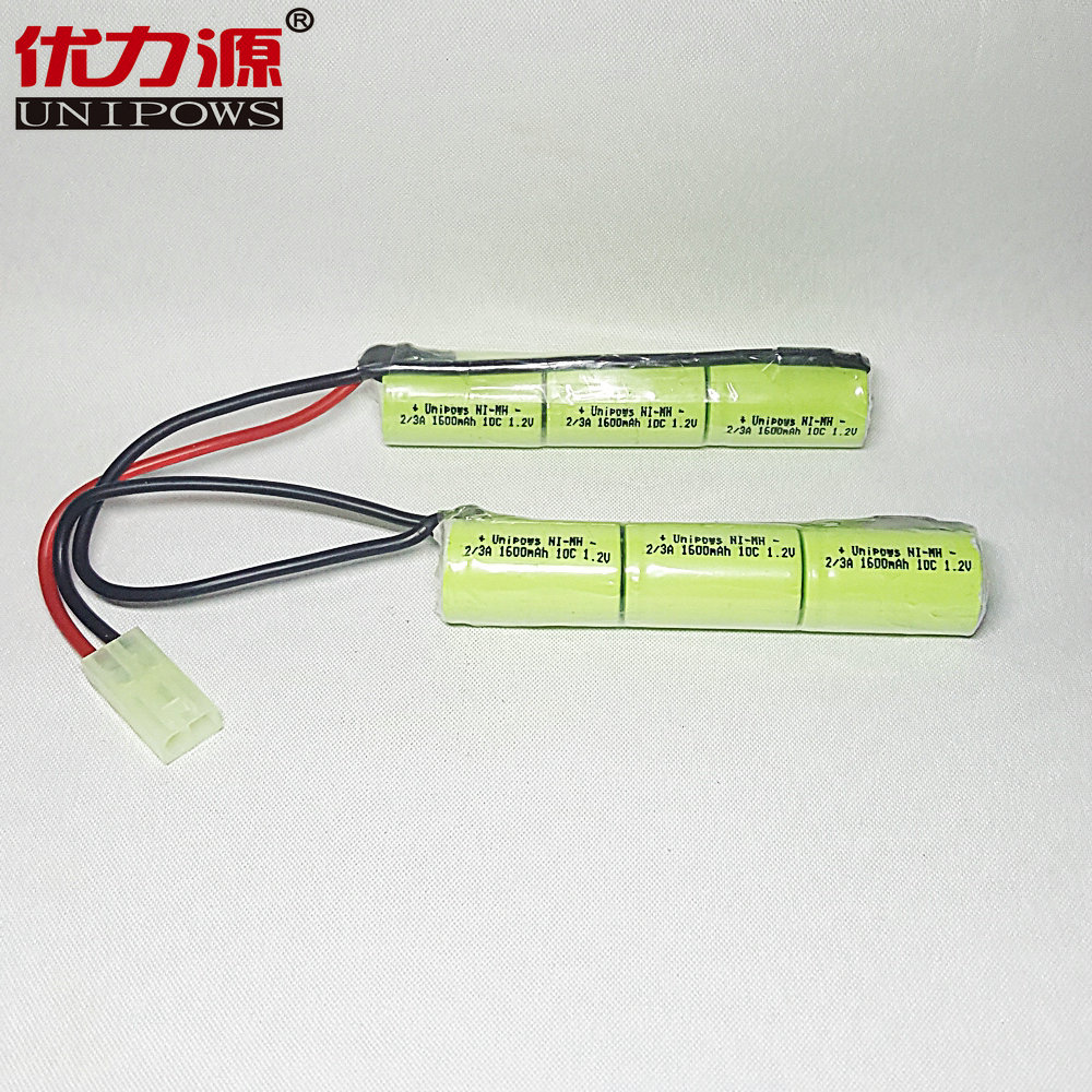 优力源7.2V电池组1600mAh 2/3A电池组 10C高倍率电池组 双柱型
