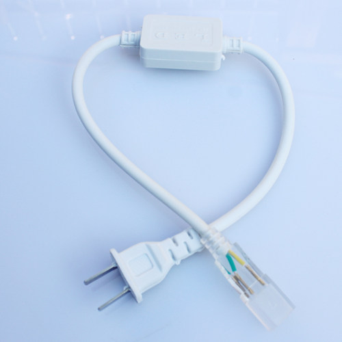 led灯带软灯条5050/3528/3014贴片光带 吊顶灯槽专用配套插头220V - 封面
