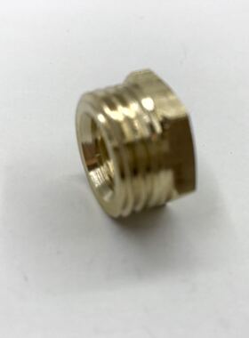 压力表补芯 内外丝铜接头 内螺纹m14X1.5 外螺纹G1/2 四分外牙