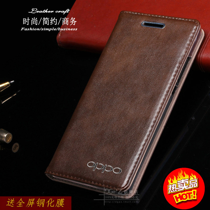 oppo r11 plusk手机壳 r11保护皮套 oppor11t防摔翻盖外壳 真皮