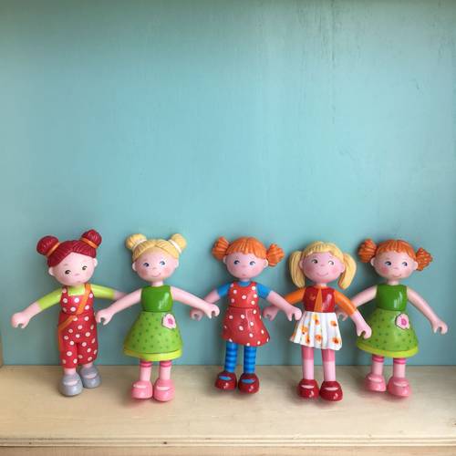 捡漏啦小人偶玩具娃娃牛津树玩偶