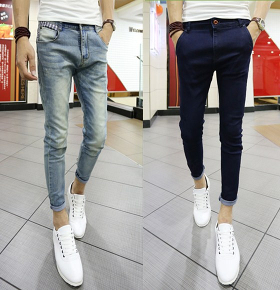 Jeans pour adolescent pieds Slim pour été - Ref 1468192 Image 1