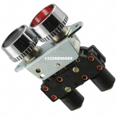 81733511 PNEUM VALVE DUAL RND PSHBTN NC