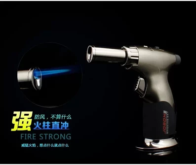 正品中邦529焊枪打火机气体大直冲打火机金属 防风点火枪包邮