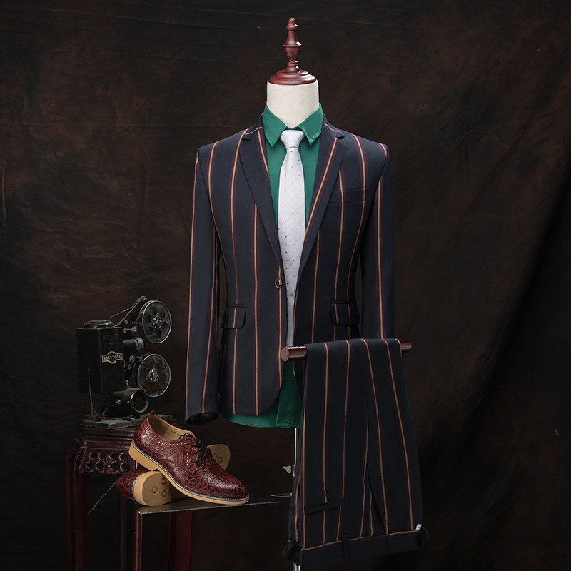 Costume homme en Article flanelle pour automne - Ref 1554883 Image 1