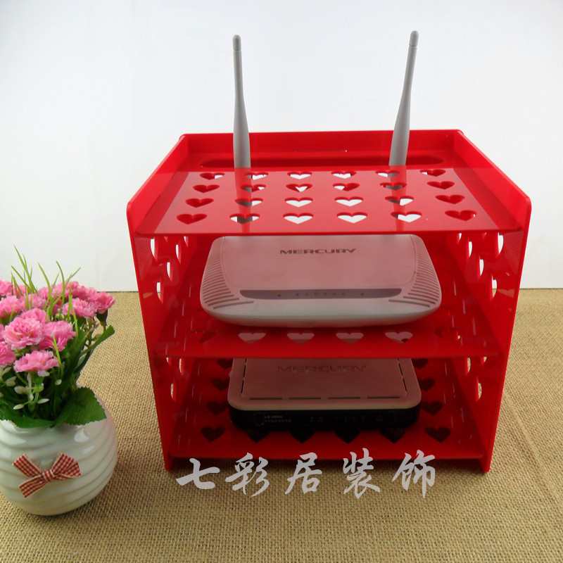 亚克力无线路由器ADSL光猫IPTV机顶盒散热架置物架收纳盒|msdalam kategori perabot kediaman, rak, rak/rak - dari Buy2taobao.com untuk memberikan perkhidmatan ejen Taobao profesional membeli
