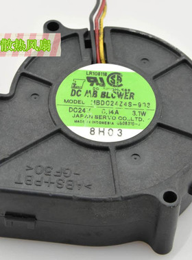 进口涡轮风扇 双滚珠 MBDC24Z4S-924 24V 0.14A 3.1W 7530 3线