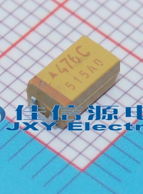 原装AVX 贴片钽电容 6032C 16V 47UF ±10% TAJC476K016RNJ