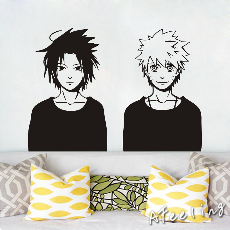 动漫火影忍者周边佐助鸣人宿舍寝室布置卧室书房装墙贴,家居饰品,软装墙贴,淘宝优惠券,粉丝福利购,淘宝优惠卷