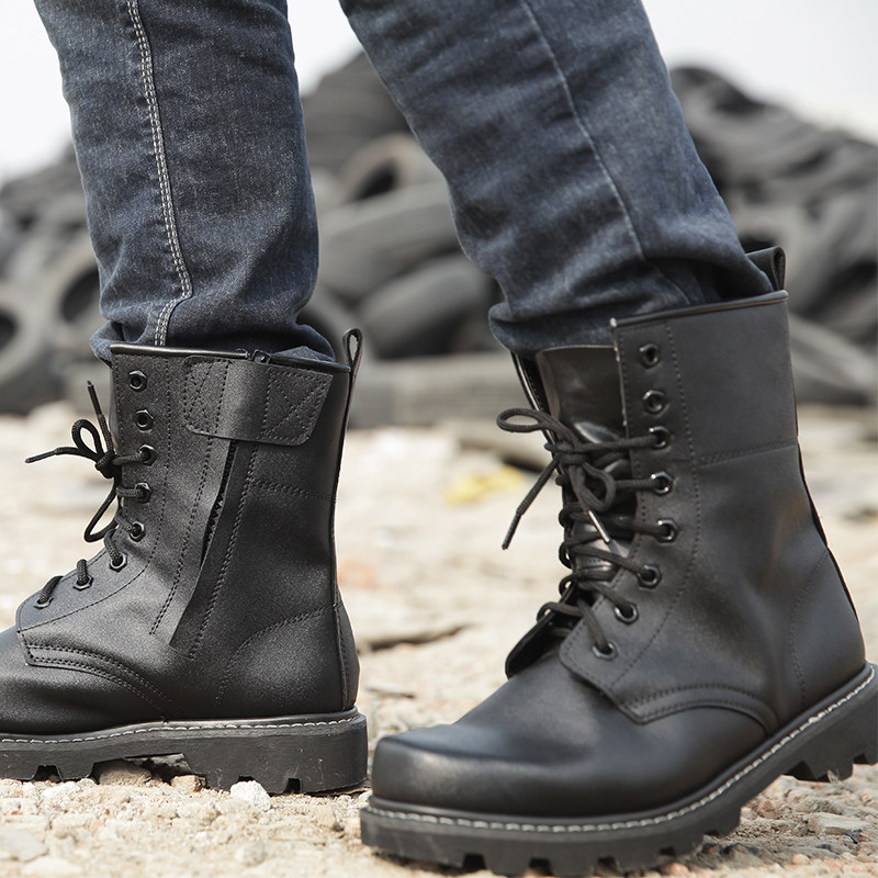 Bottes militaires pour homme - choc - Ref 1402562 Image 1
