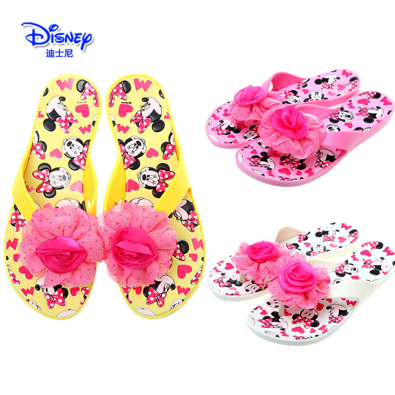 Pantoufles enfants DISNEY pour été - semelle plastique - Ref 1034974 Image 1