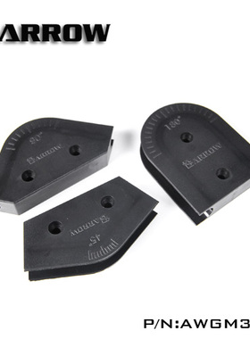 ABS多角度16MM亚克力管弯管模具套装3只装 AWGM3-16