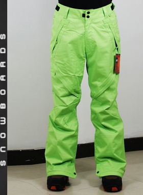 MEDSAEYE RE草绿色男款不加棉单板滑雪裤