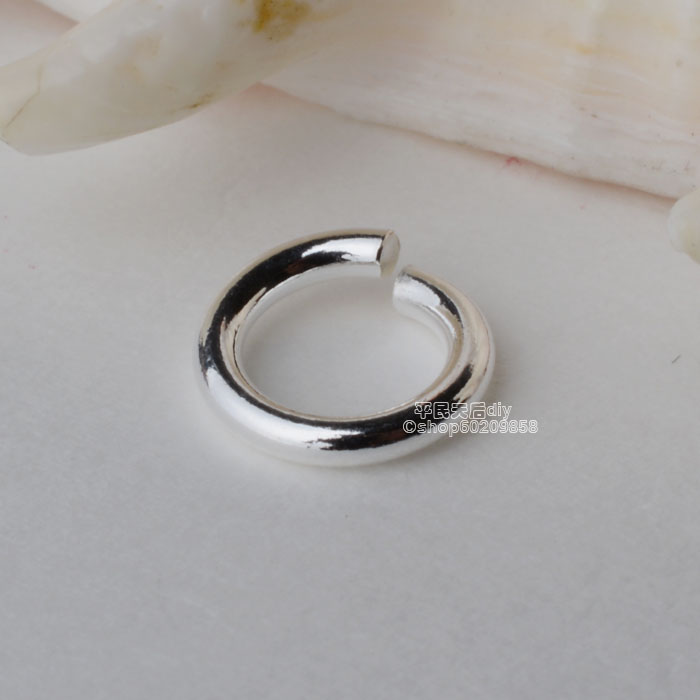 规格齐全开口圈环S925纯银