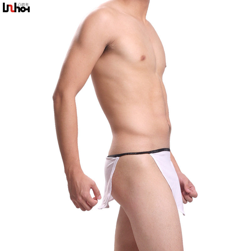 个性另类男士内裤前卫野人裤夜店T台走秀演出服两片式纯棉家居裤