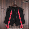 Diablo High Street Punk style Metrosexual hiphop Easy Five point pants Webbing decorate Hip hop BBOY Lace shorts