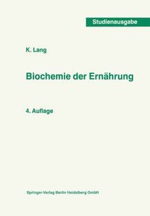 【预订】Biochemie Der Ernahrung