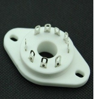 全新九脚陶瓷电子管管座GZC9-P（-G）适用西门子RS1003 F3A 射频管等