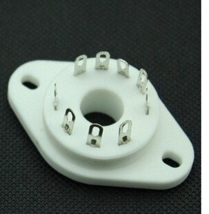 九脚陶瓷GZC9-P(-G)电子管管座适用西门子RS1003 F3A 射频管等