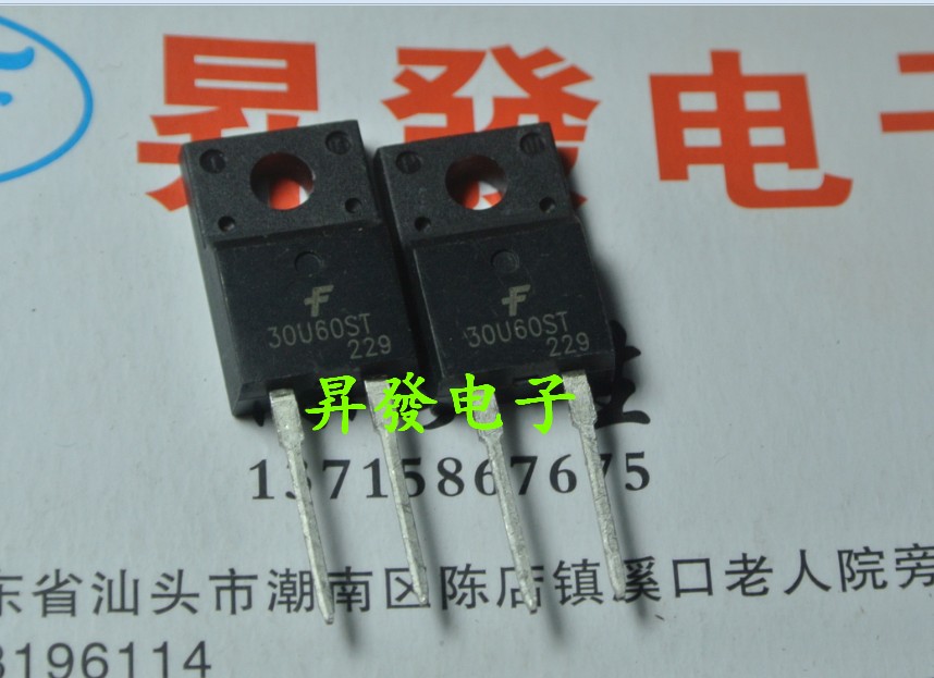 〖昇發电子〗F30U60S FFPF30U60ST F30U60ST 快恢复二极管