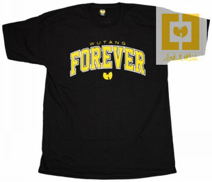 美国Wu Clan永远 武当圆领宽松短袖 T恤HIPHOP滑板BBOY说唱 Tang