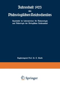 【预订】Jahresheft 1923 Des Phanologischen R...