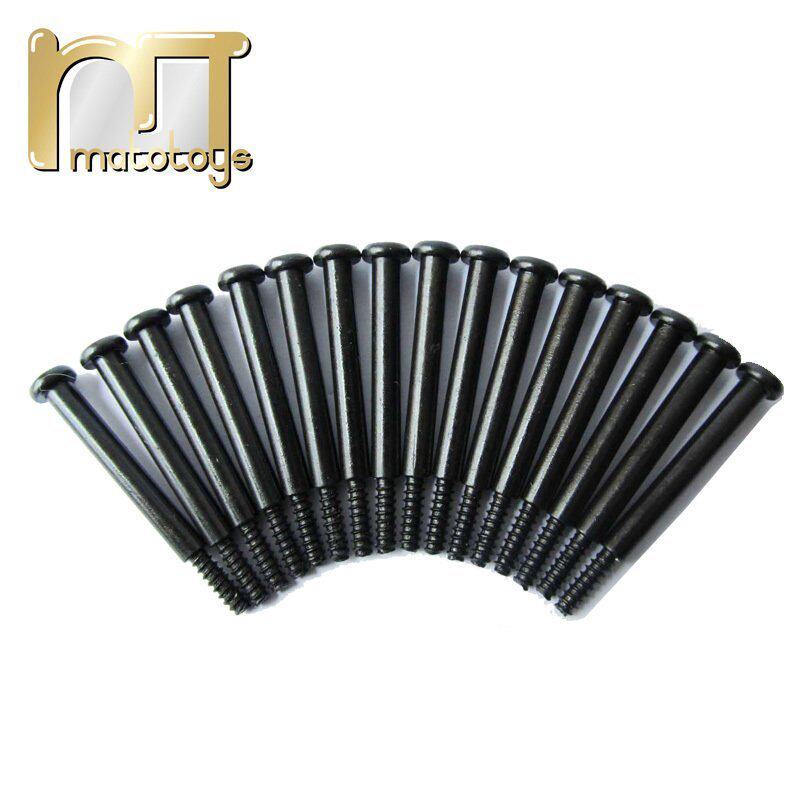 3mm半圆头内六角发黑自攻钢螺钉3*38.5mm恒龙德国虎3818路轮螺丝